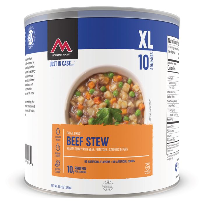 MOUNTAIN HOUSE BEEF STEW CLEAN LABEL