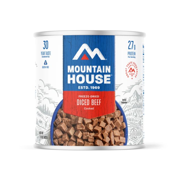 MOUNTAIN HOUSE DICED BEEF CAN CLEAN LABEL