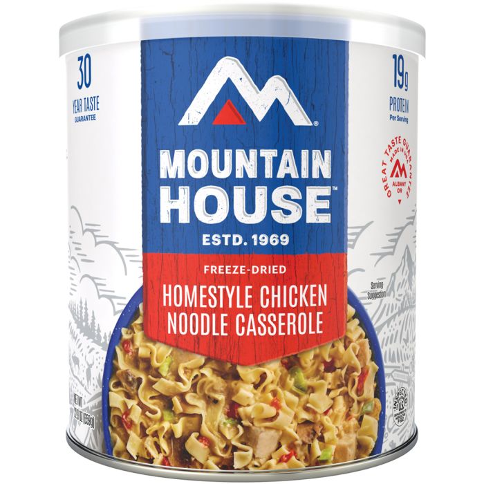 MOUNTAIN HOUSE HOMESTYLE CHICKEN NOODLE CASSEROLE CAN CLEAN LABEL