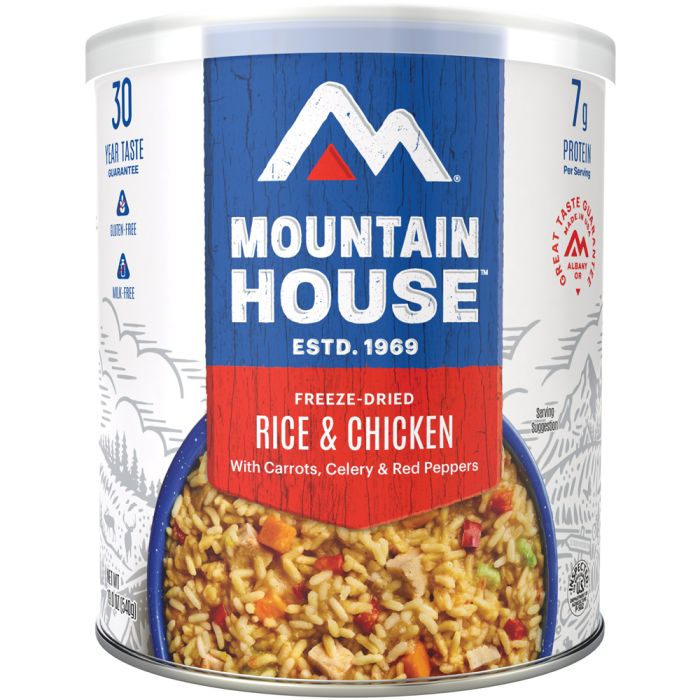 MOUNTAIN HOUSE RICE & CHICKEN CAN CLEAN LABEL