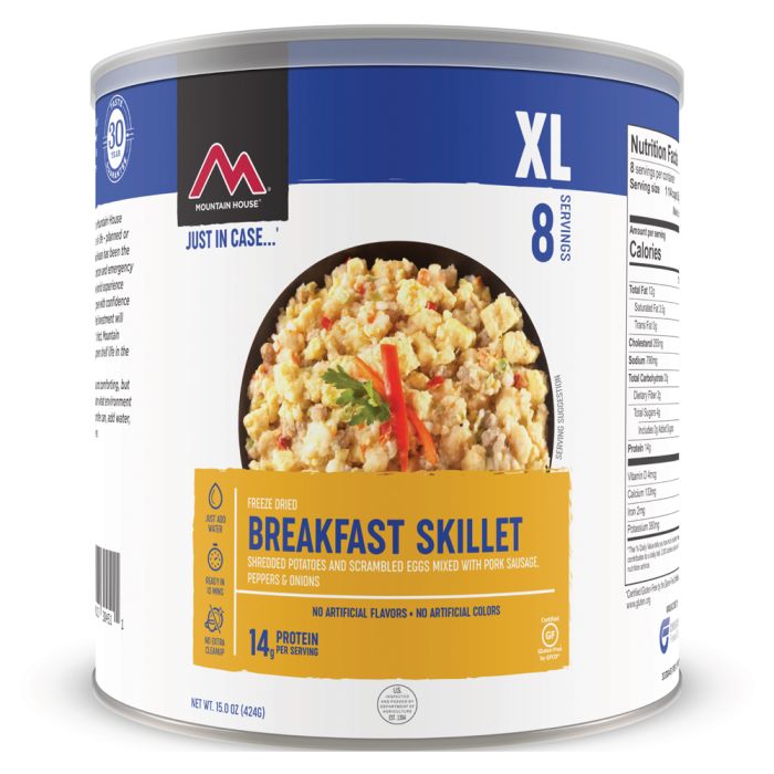 MOUNTAIN HOUSE BREAKFAST SKILLET CAN CLEAN LABEL