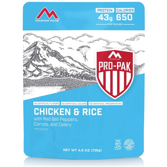 MOUNTAIN HOUSE PRO PAK RICE & CHICKEN