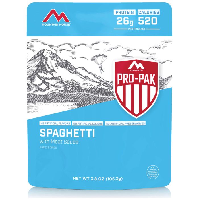 MOUNTAIN HOUSE PRO PAK SPAGHETTI W/MEAT SAUCE