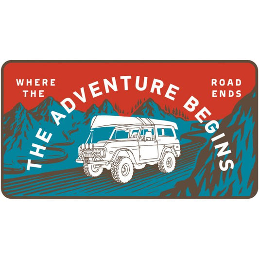 SENDERO PROVISIONS WHERE THE ROAD ENDS STICKER