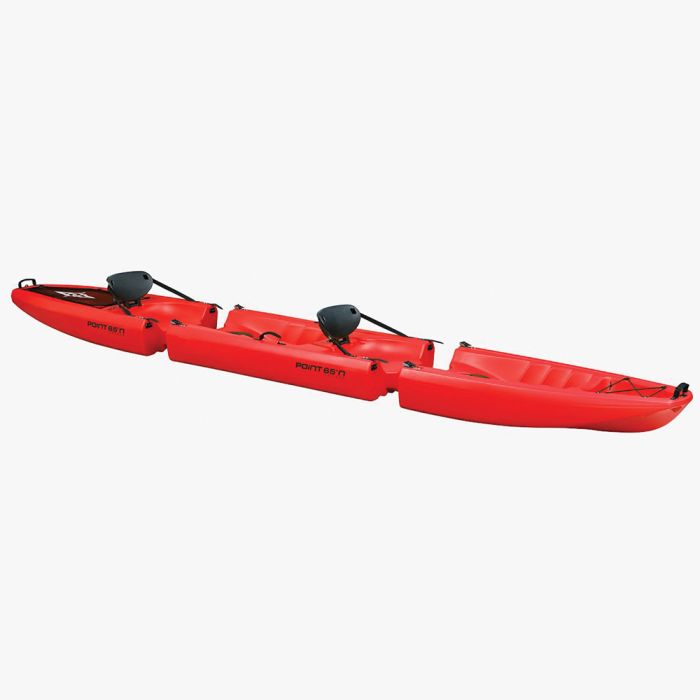 POINT 65 SWEDEN FALCON TANDEM RED WITH 2 PADDLES