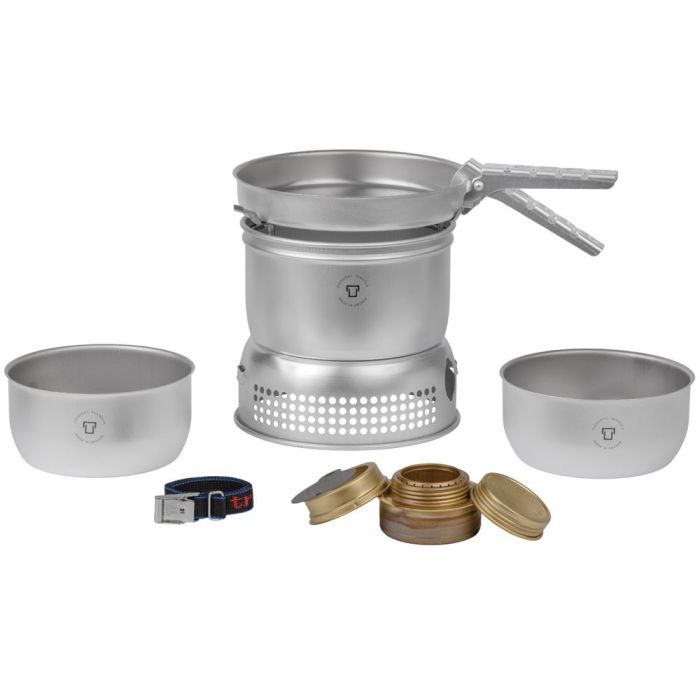 TRANGIA 27-21 DUOSSAL 2.0 STOVE KIT - STAINLESS STEEL LINED PANS