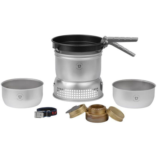 TRANGIA 27-23 DUOSSAL 2.0 STOVE KIT - STAINLESS STEEL LINED PANS