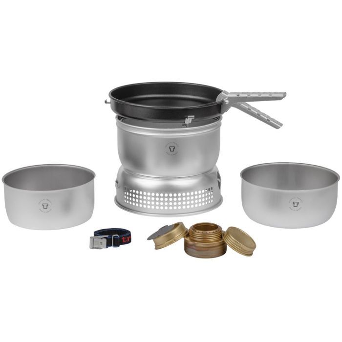 TRANGIA 25-23 DUOSSAL 2.0 STOVE KIT - STAINLESS STEEL LINED PANS