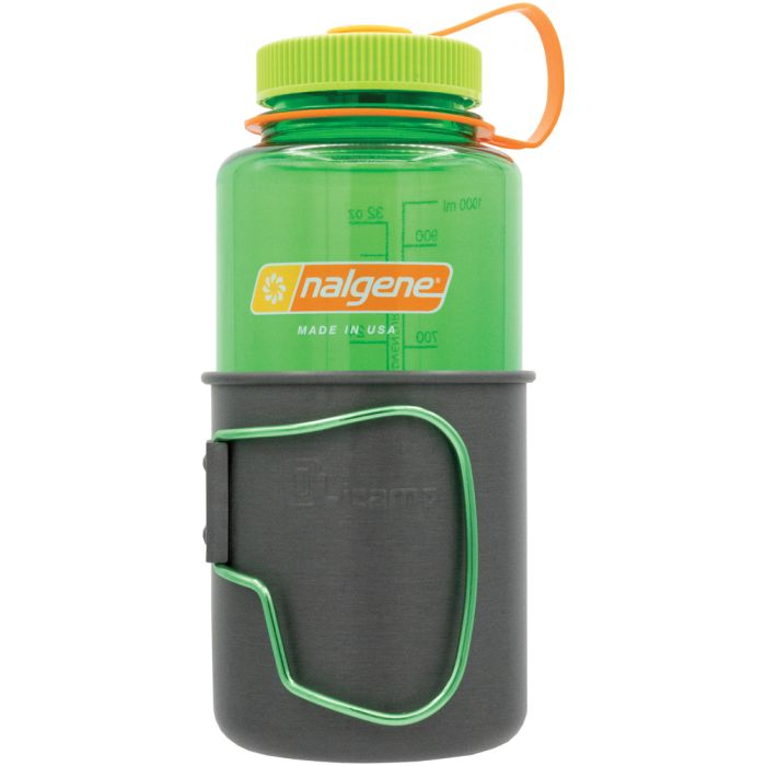 OLICAMP SPACE SAVER MUG W/ GREEN HANDLE+ WM 1 QT MELON BALL NALGENE SUSTAIN