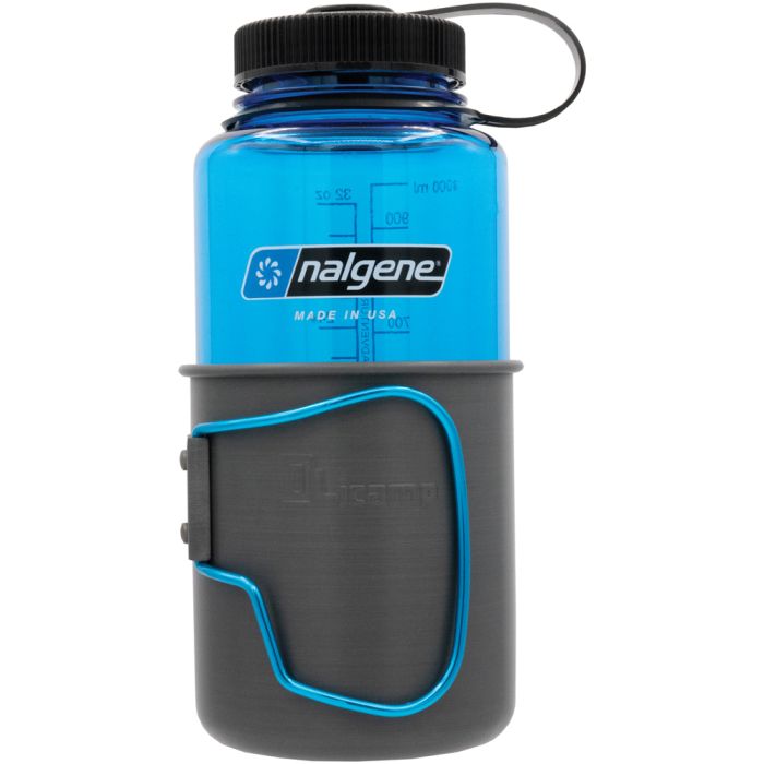 OLICAMP SPACE SAVER MUG W/ BLUE HANDLE+ WM 1 QT SLATE BLUE NALGENE SUSTAIN