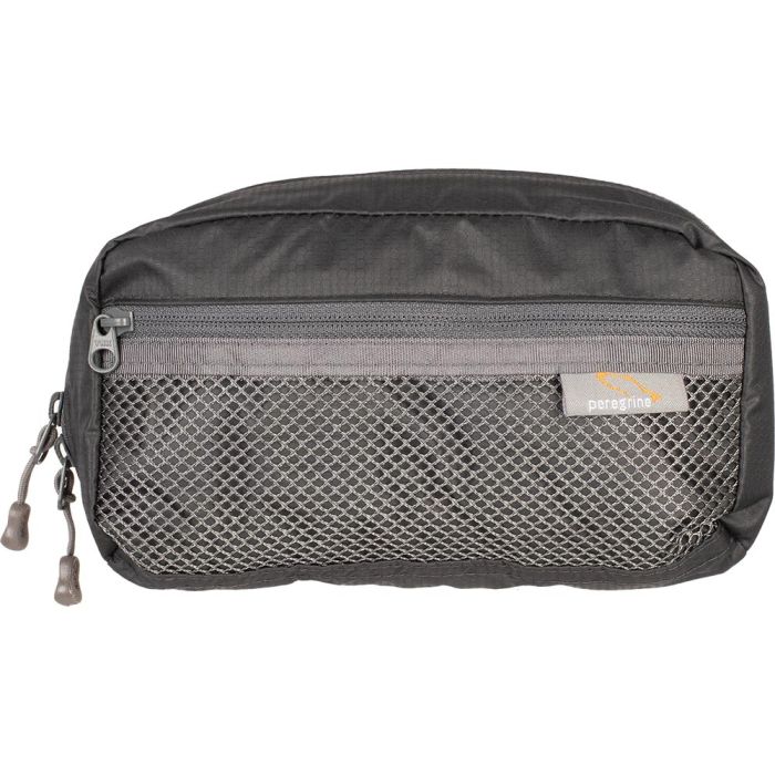 PEREGRINE ULTRALIGHT TOILETRY BAG MEDIUM GREY - 6.7X2.4X3.5