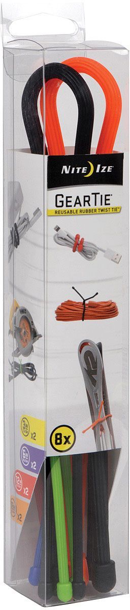 NITE IZE GEAR TIE TUBE ASSORTMENT