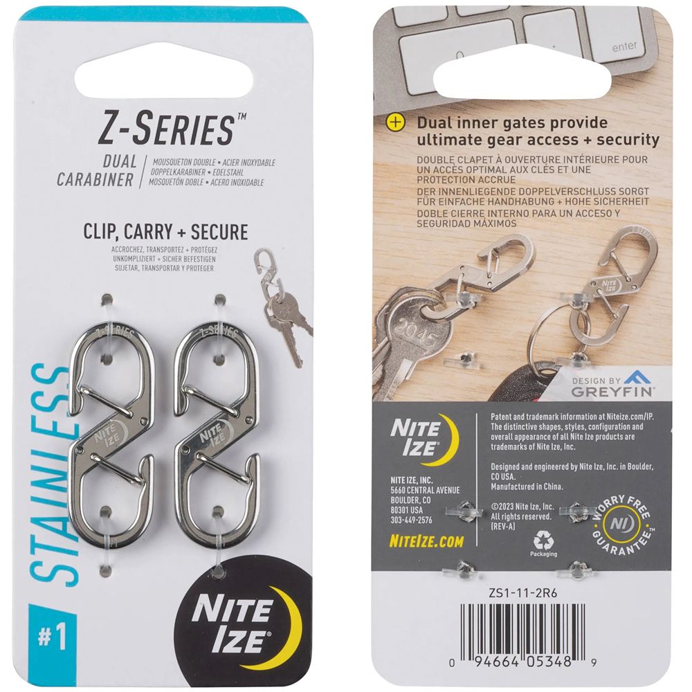 NITE IZE Z-SERIES DUAL CARABINER