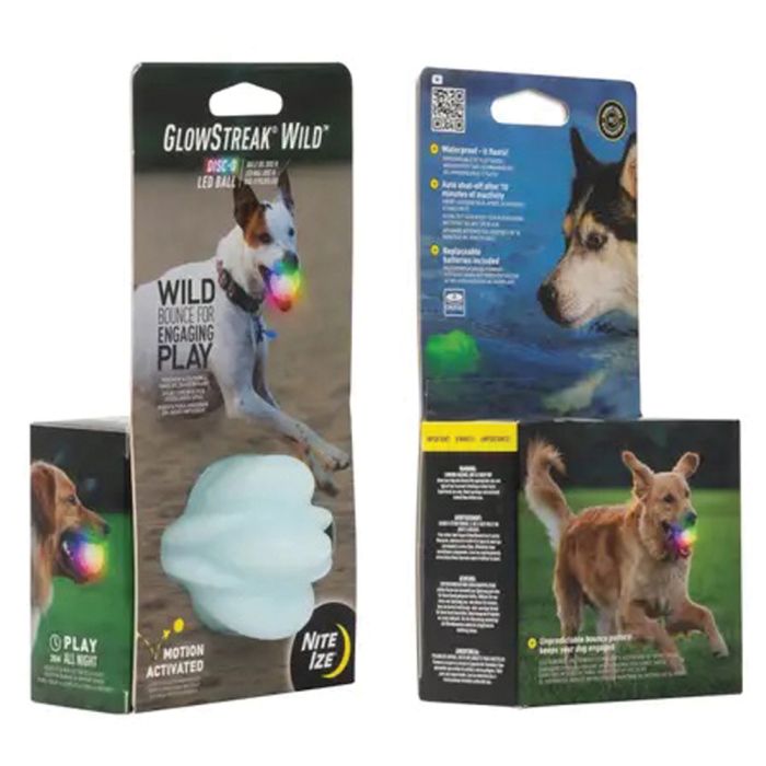 NITE IZE GLOWSTREAK WILD LED BALL - DISC-O