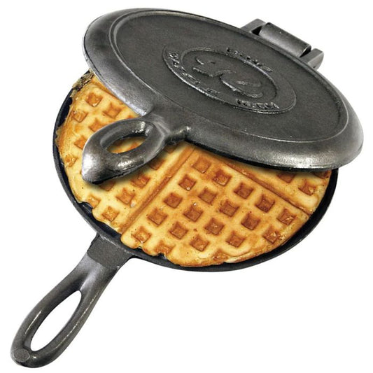 ROME OLD FASHIONED CAST IRON WAFFLE IRON