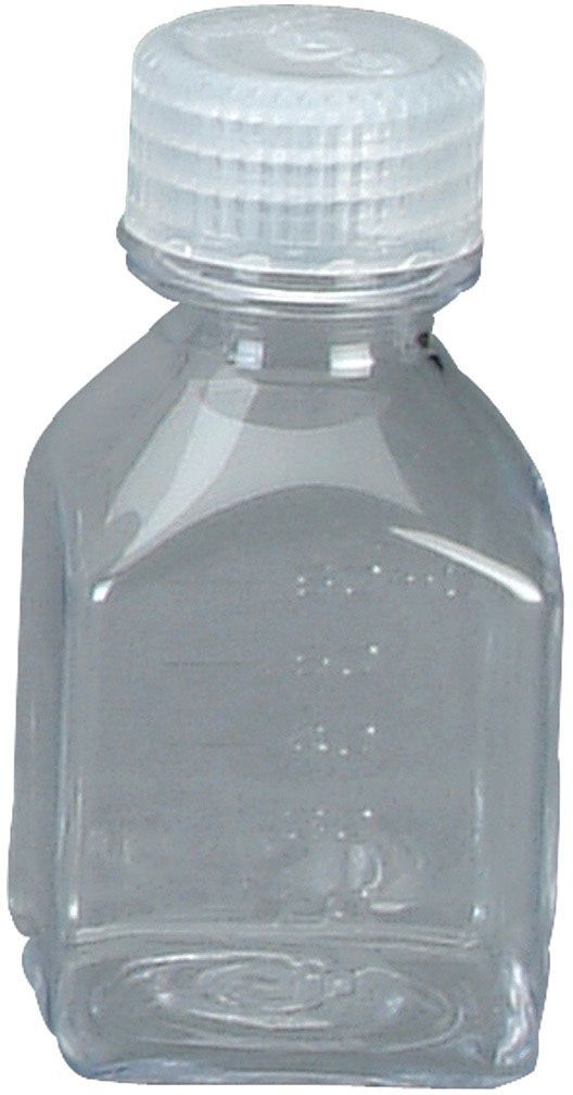 NALGENE TRANSPARENT SQUARE STORAGE BOTTLES