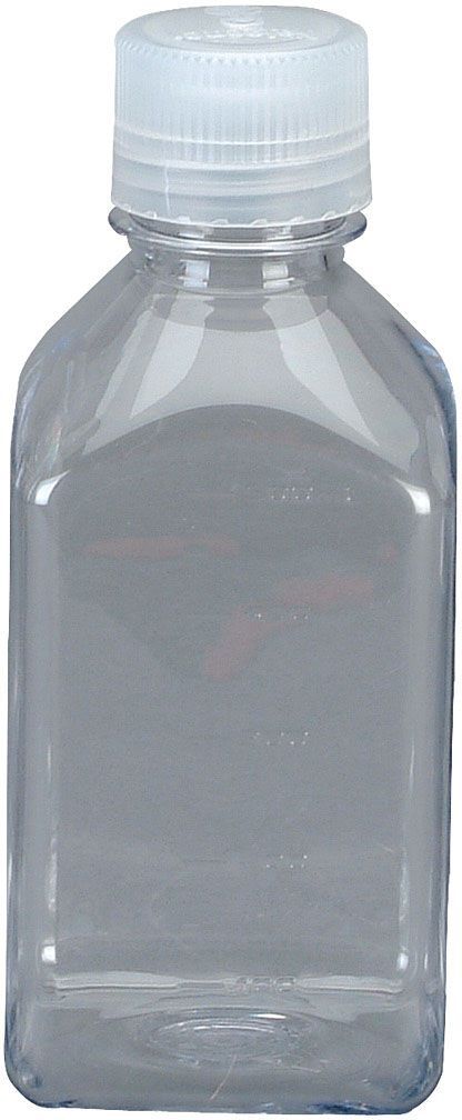 NALGENE TRANSPARENT SQUARE STORAGE BOTTLES