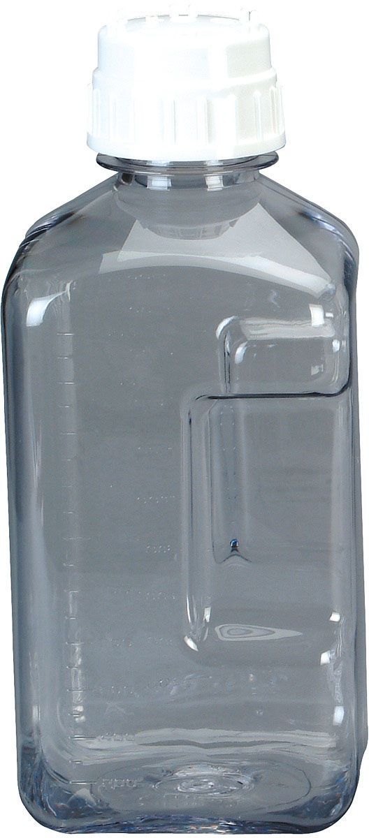 NALGENE TRANSPARENT SQUARE STORAGE BOTTLES