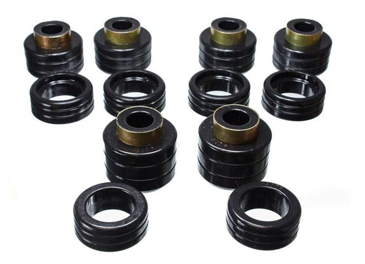 Energy Suspension BODY/CAB MOUNT SET-BLK,PERFORMANCE POLYURETHANE