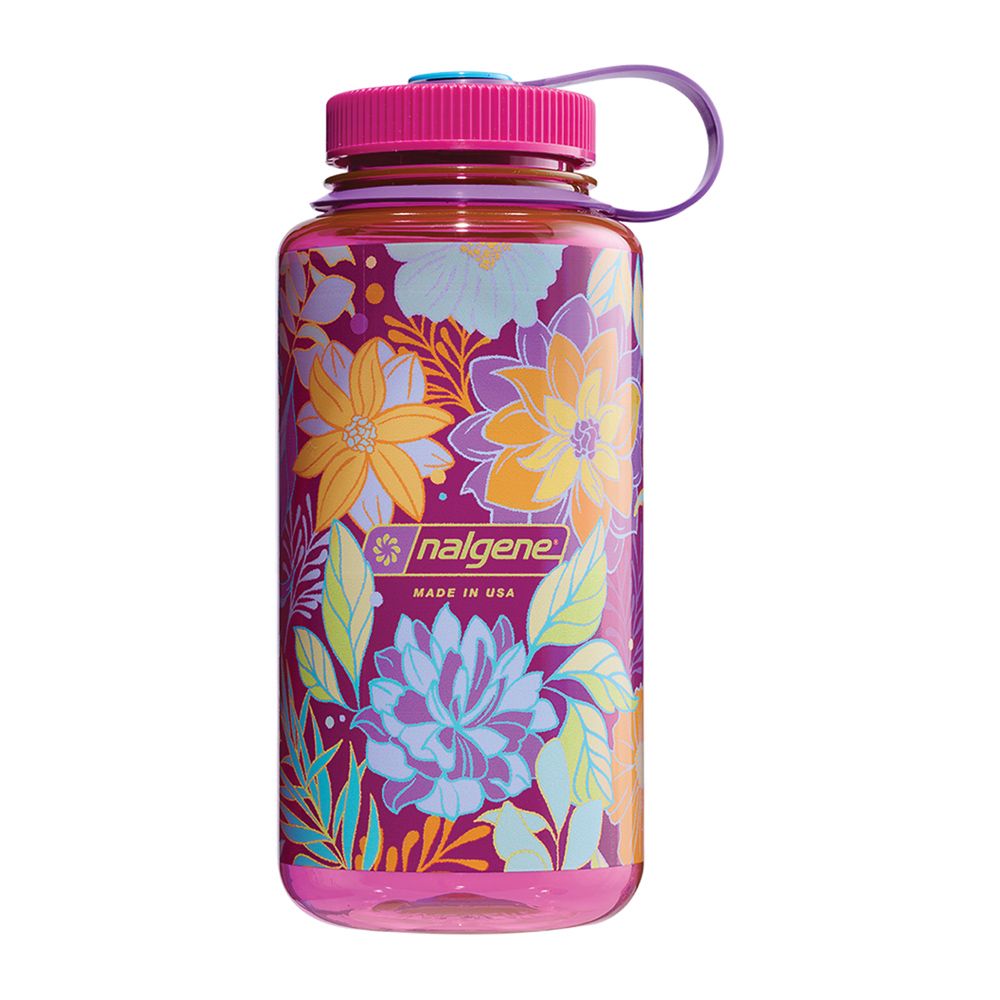 NALGENE WIDE MOUTH 32OZ SUSTAIN PSYCHEDELIC BOTANICALS