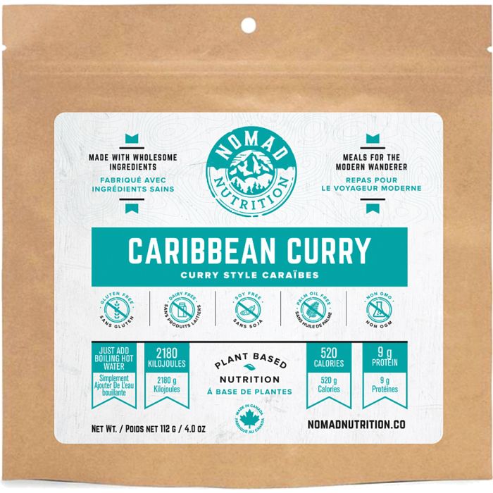 NOMAD NUTRITION CARRIBEAN CURRY - 4 OUNCE