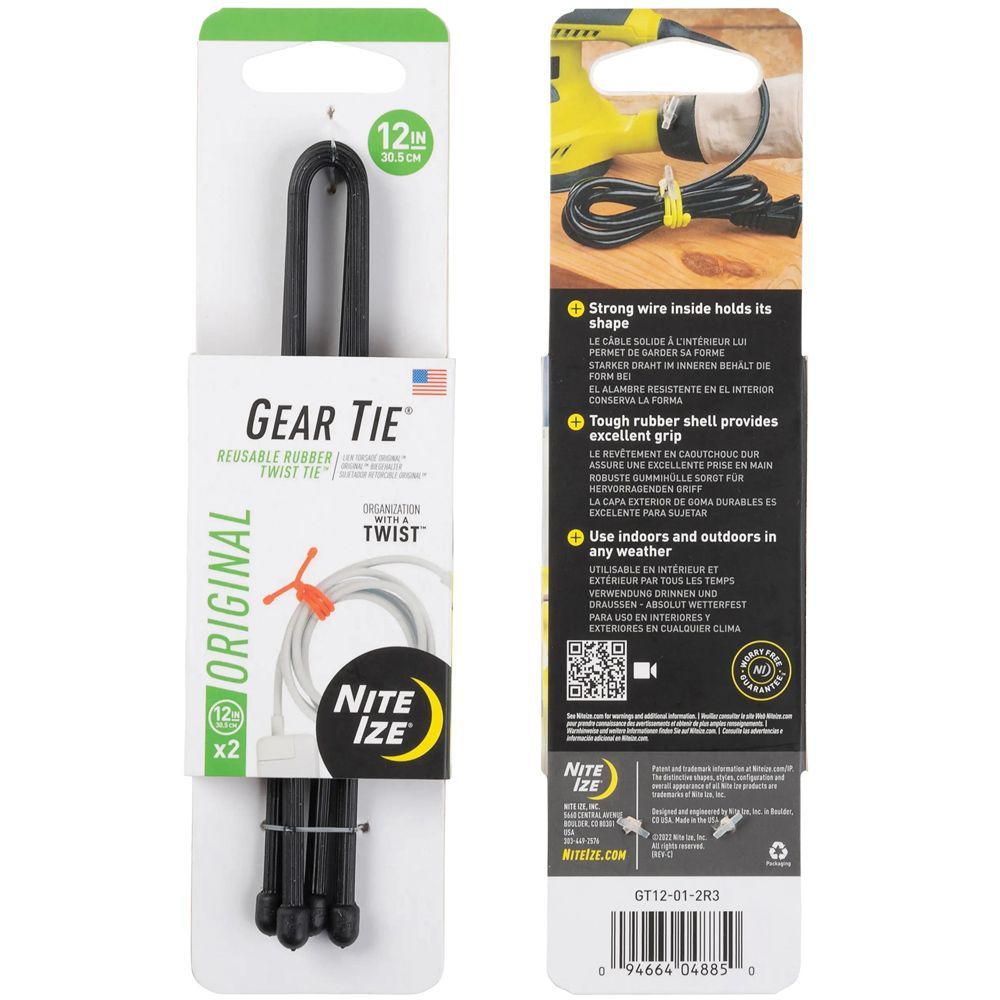 NITE IZE GEAR TIE 12"
