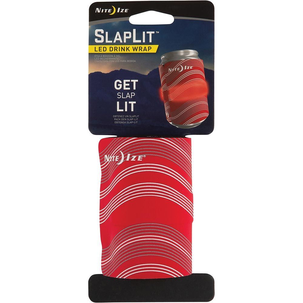 NITE IZE SLAPLIT LED DRINK WRAP LIGHT KOOZIE