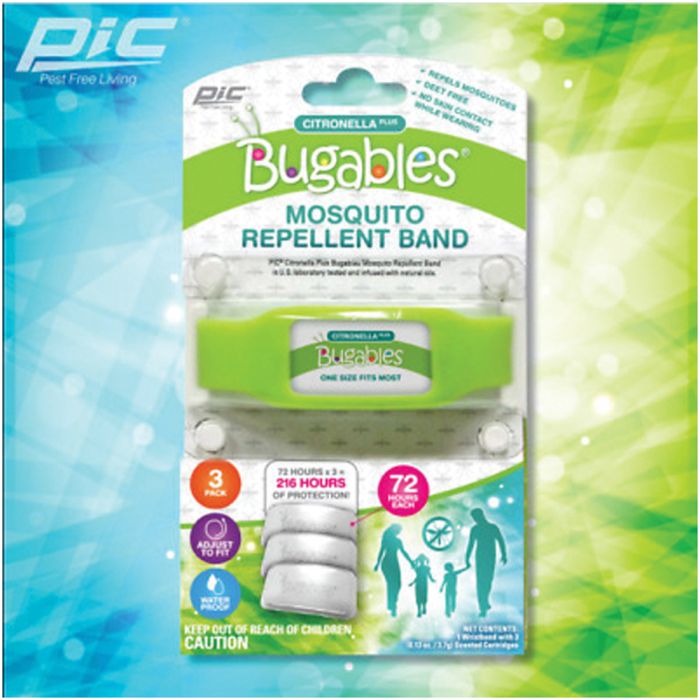 PIC CORP BUGABLES REPEL WRIST BAND