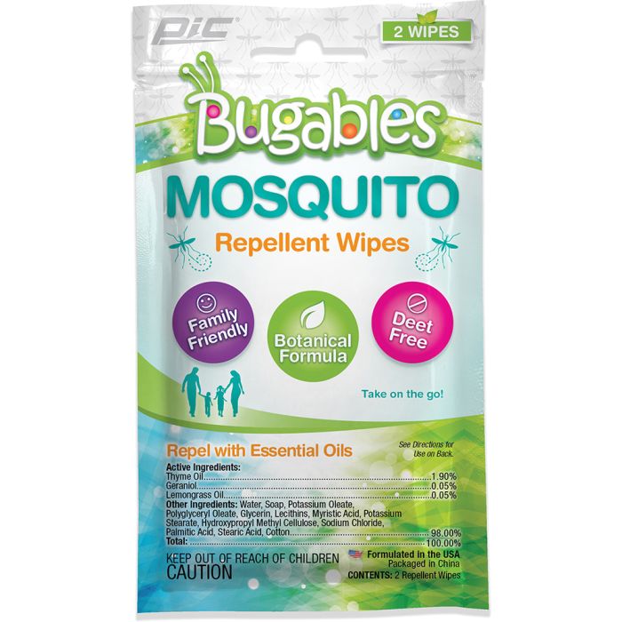 PIC CORP MOSQUITO WIPES