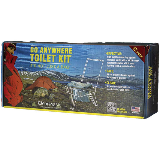 CLEANWASTE THE GO ANYWHERE WASTE KIT