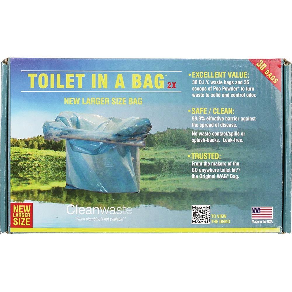 CLEANWASTE TOILET IN A BAG