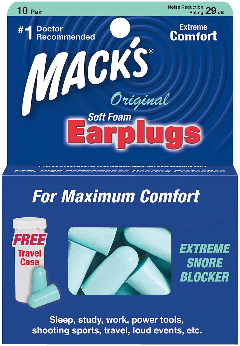 MACKS MACK'S ORIGINAL & SLIM FIT SOFT FOAM EARPLUGS