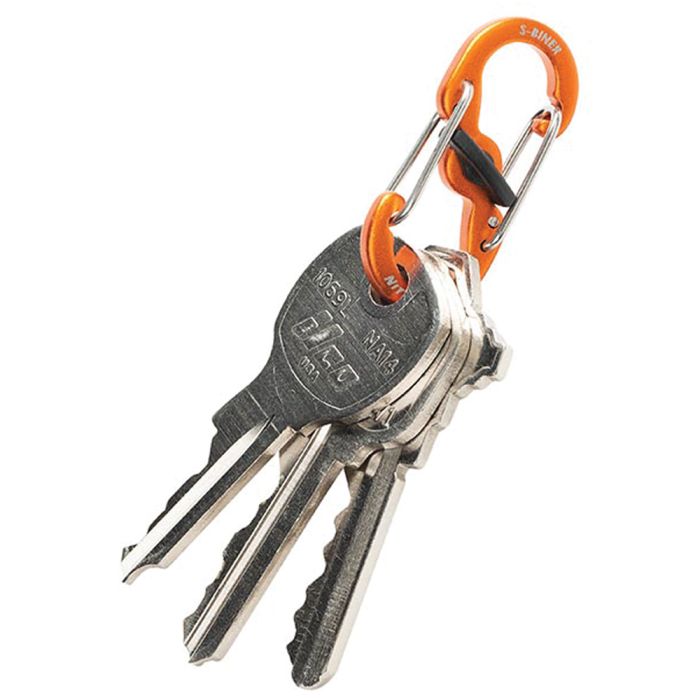 NITE IZE KEYRING LOCKER S-BINER ALUMINUM