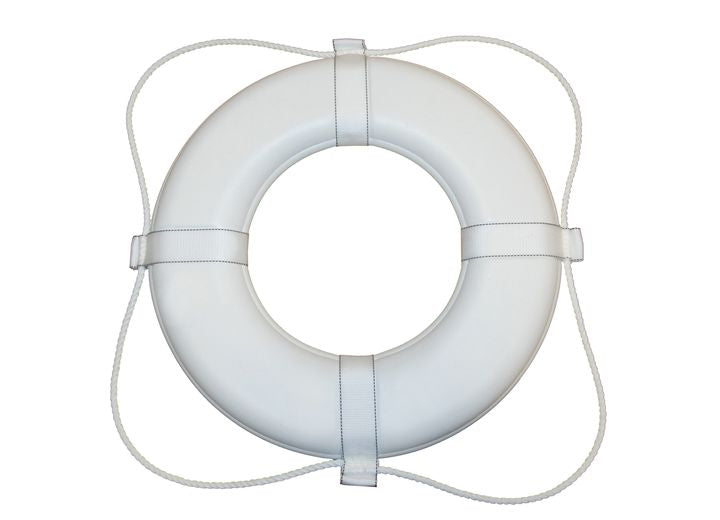 Taylor Made 20IN WHITE FOAM RING BUOY - SINGLE PACK