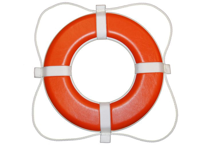 Taylor Made 24IN ORANGE FOAM RING BUOY- SINGLE PACK