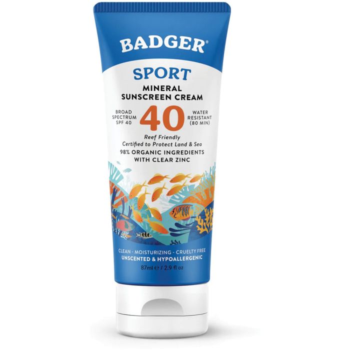 BADGER PLS ZINC SUNSCREEN SPF40 2.9OZ
