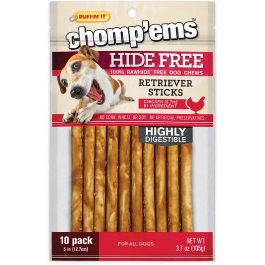 RUFFIN IT CHOMP'EMS HIDE FREE STICKS