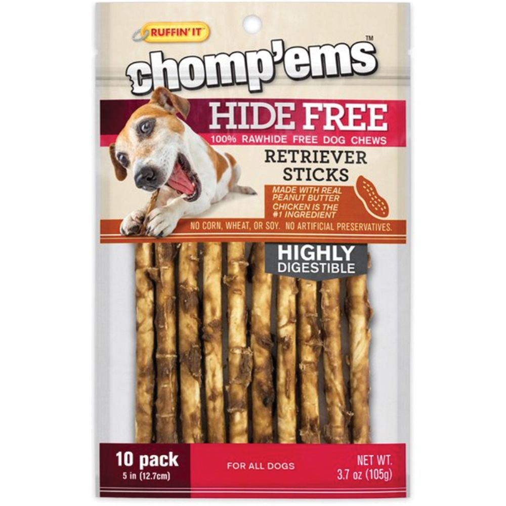 RUFFIN IT CHOMP'EMS HIDE FREE STICKS