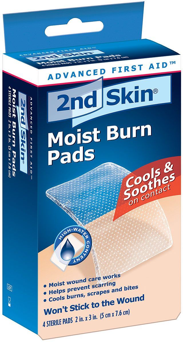 SPENCO 2ND SKIN MOIST BURN PADS