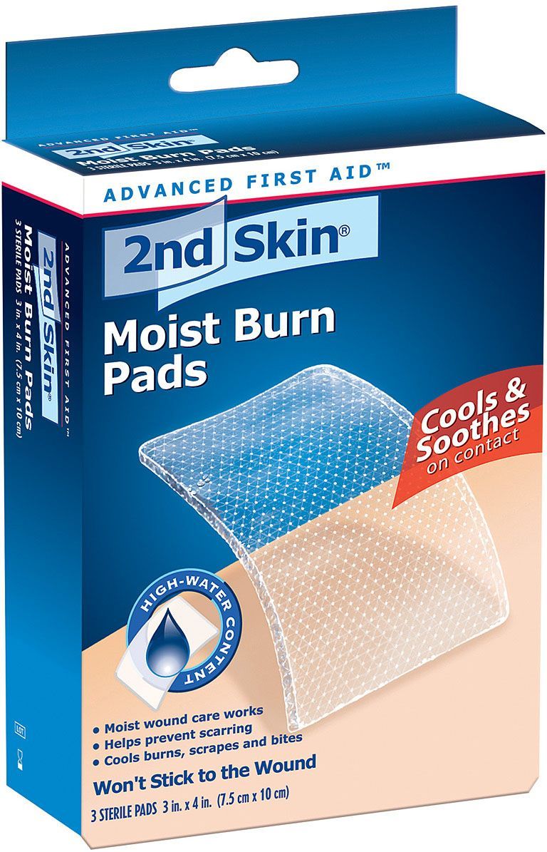 SPENCO 2ND SKIN MOIST BURN PADS