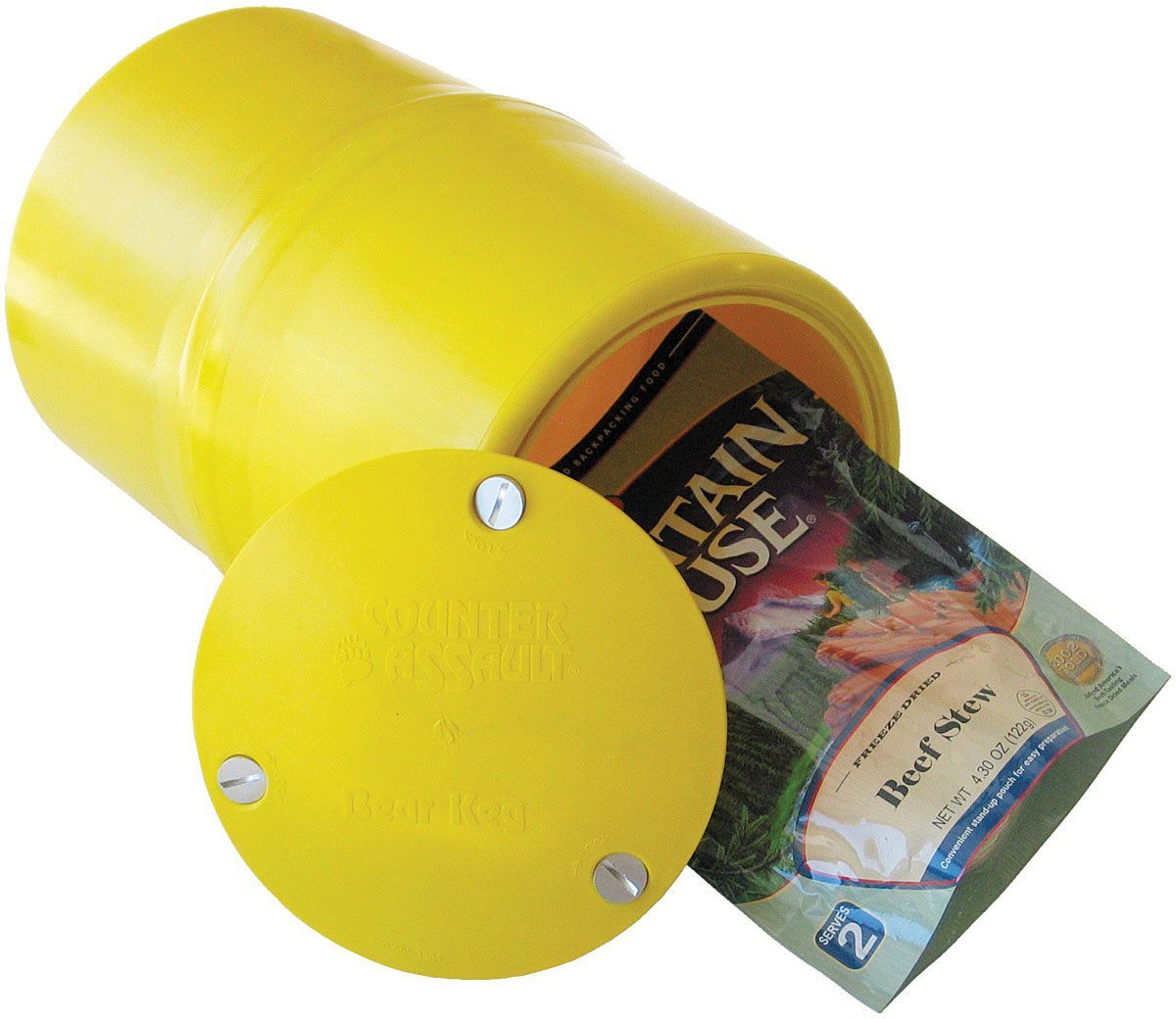 COUNTER ASSAULT BEAR KEG FOOD CONTAINERS