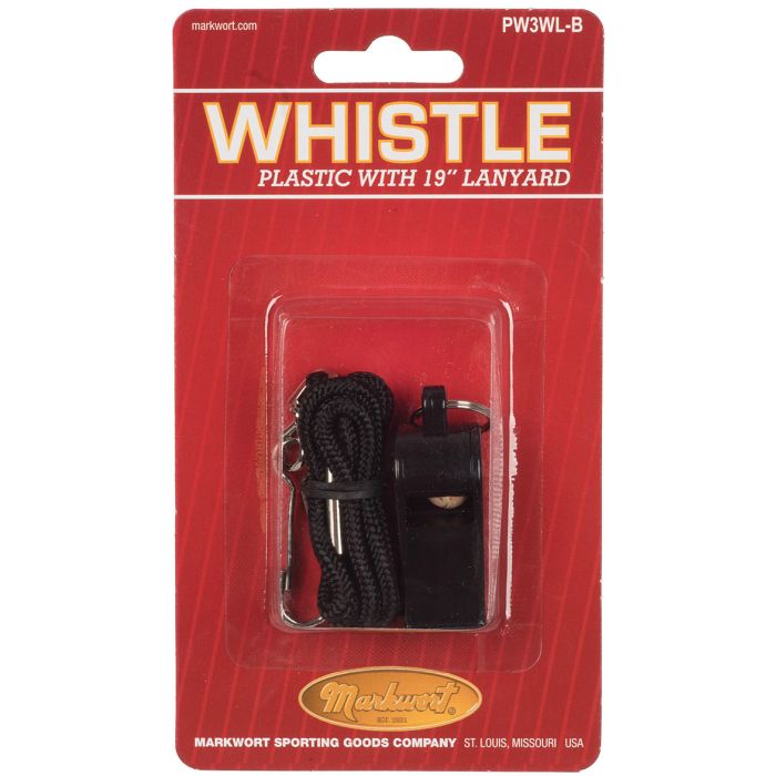 MARKWORT WHISTLE WITH LANYARD
