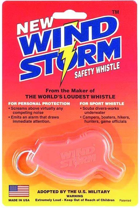 STORM WINDSTORM SAFETY WHISTLES