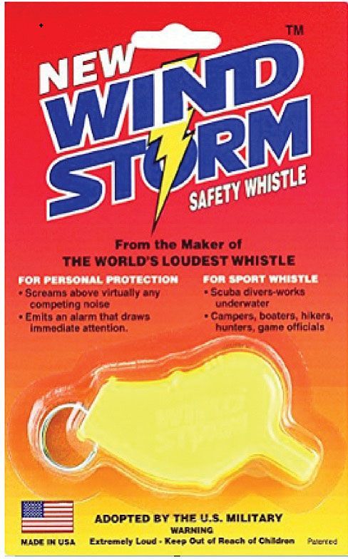 STORM WINDSTORM SAFETY WHISTLES