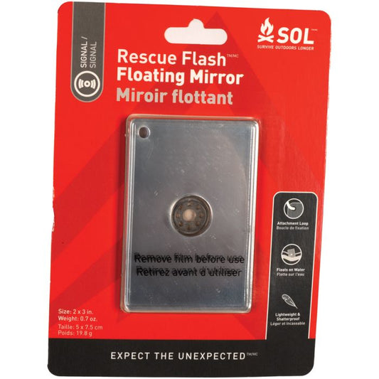 SOL RESCUE FLOATING SIGNAL MIRROR