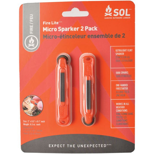 SOL FIRE LITE MICRO SPARKER 2 PACK