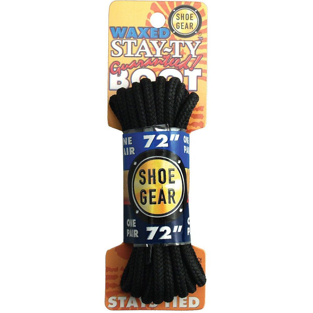 SHOE GEAR WAXED BOOT LACES