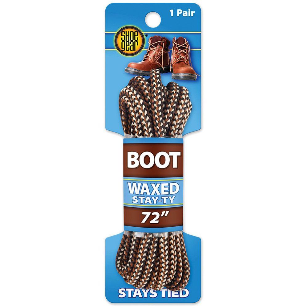 SHOE GEAR WAXED BOOT LACES