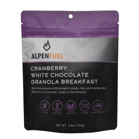 ALPEN FUEL CRANBERRY WHITE CHOCOLATE BREAKFAST GRANOLA (NUT-FREE)