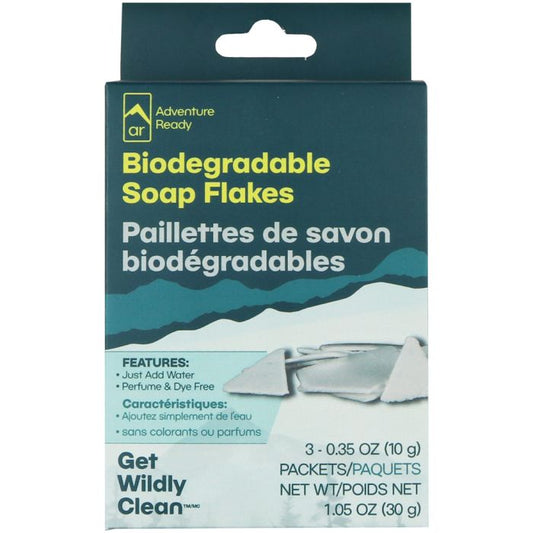 ADVENTURE READY BIODEGRADABLE SOAP FLAKES REFILL - 30G